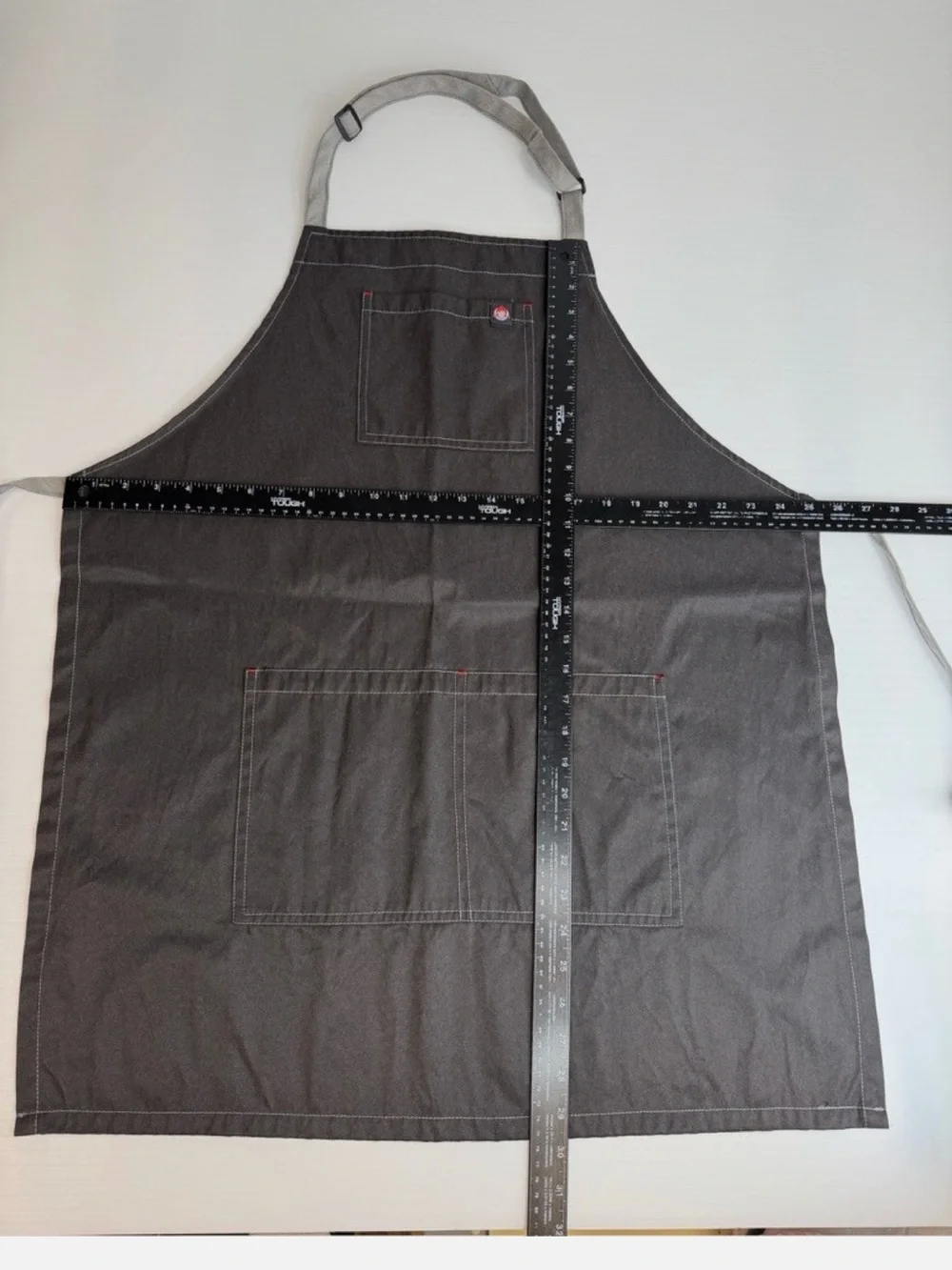 Wendys Apron Women Restaurant Uniform Chef Pocket Tie